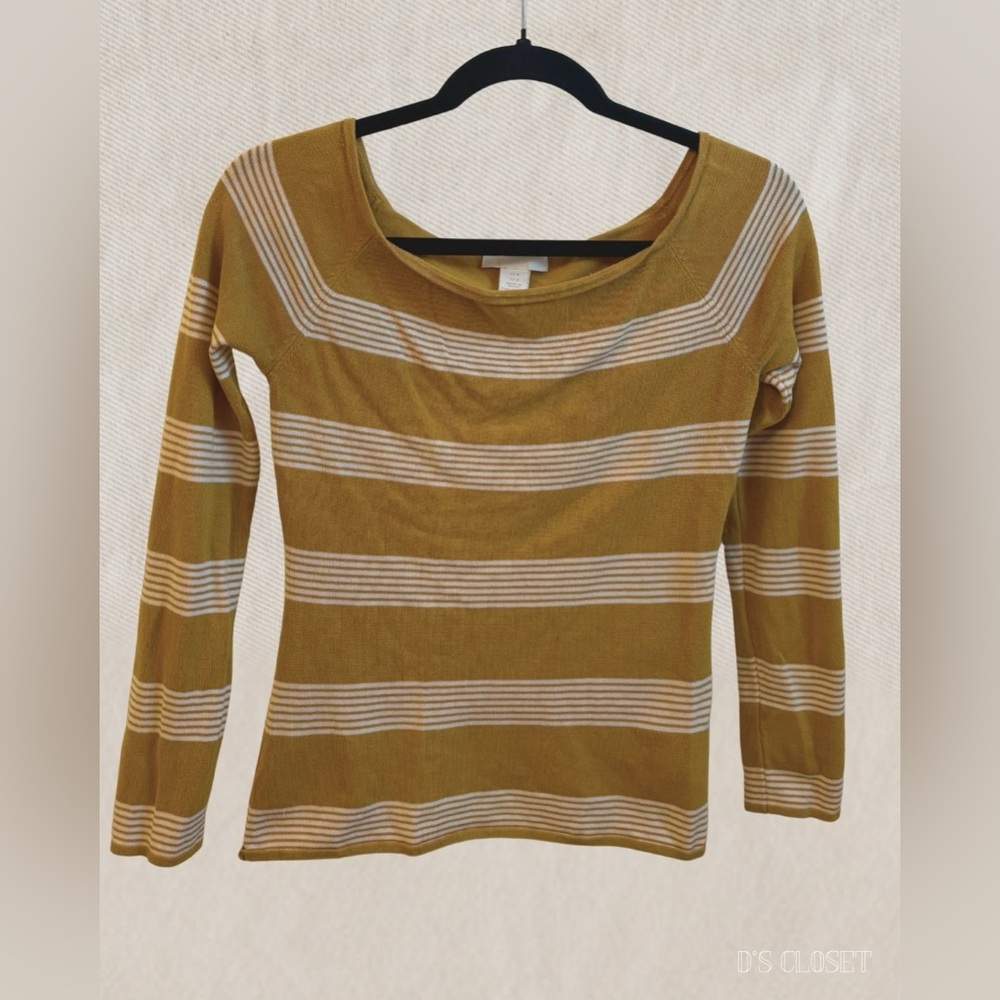 H&M Striped Long Sleeve Top
